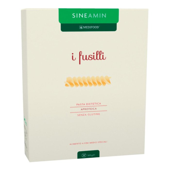  Sineamin Fusilli Pasta Aproteica E Senza Glutine 500g
