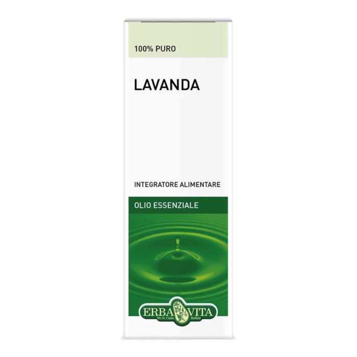 Erba Vita Linea Piante Benefiche Lavanda Rilassante Per L'Umore Olio Essenziale 10 ml