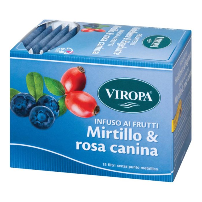 Viropa Mirtillo E Rosa Canina Tisana 15 Filtri
