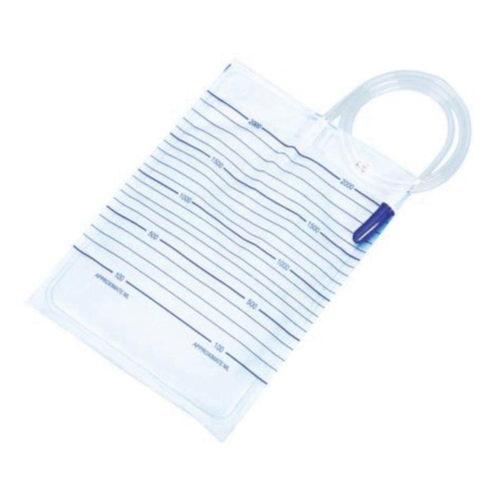 Sacca per urina da letto 90 cm con tubo di drenaggio – Confezione da 30 pezzi