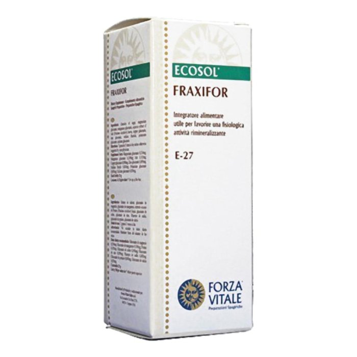 Forza Vitale Italia Fraxifor Ecosol 550 Granelli Di Zucchero 25 G