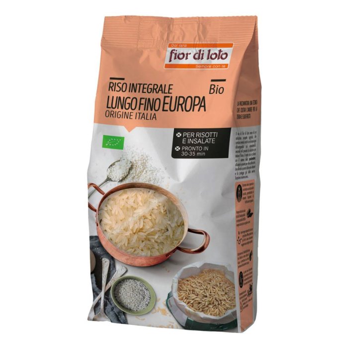 Fior Di Loto Riso Integrale Lungo Fine Europa Bio 1000g