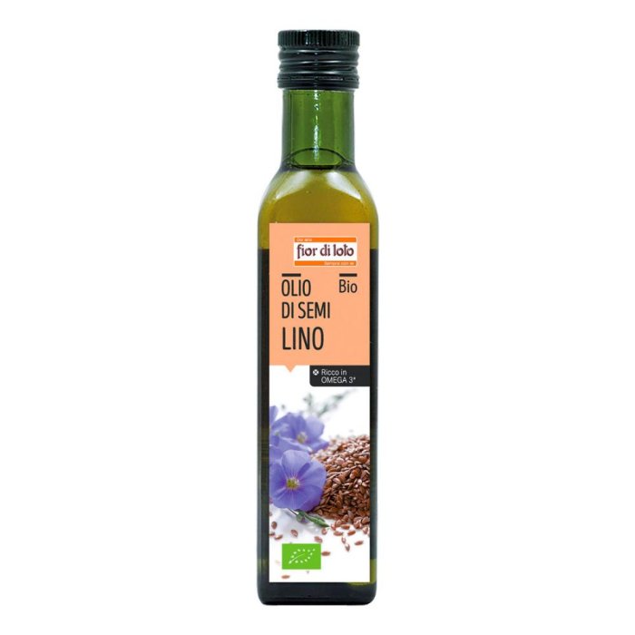 Fior Di Loto Olio Di Semi Di Lino Bio 250 ml