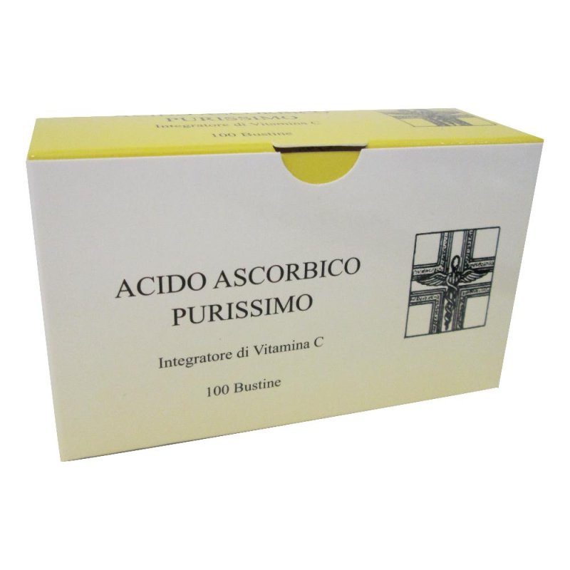 Acido Ascorbico Puro Studio 3 Integratore di Vitamina C in Polvere 100 Bustine Monodose