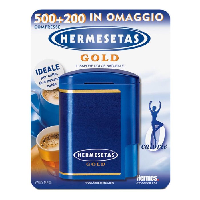 Bracco Hermesetas Gold Dolcificante 500+200 Compresse