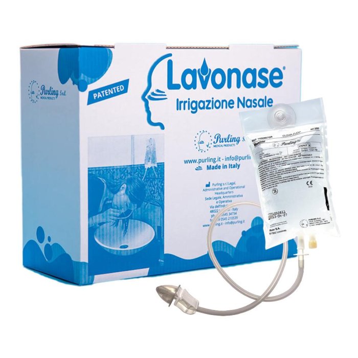 Purling Irrigazione Nasale Lavonase 250ml 6 Pezzi