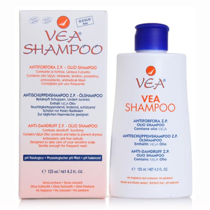 VEA Olio Shampoo Anti-Forfora ZP Delicato e Lenitivo 125 ml