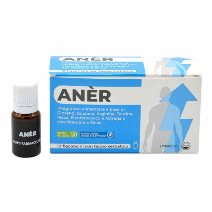 Agips Farmaceutici Aner 10 Flaconcini 10 Ml