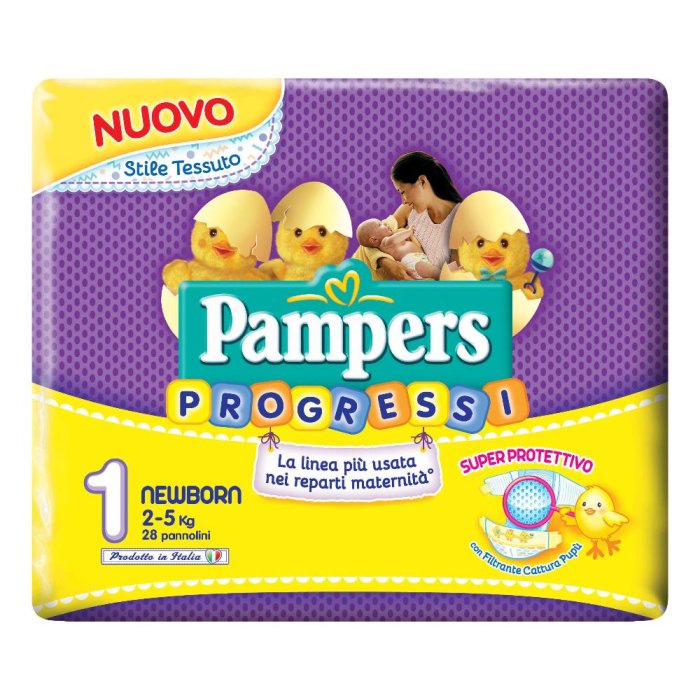 Fater Pampers Progressi Sensitive Newborn 28 Pezzi