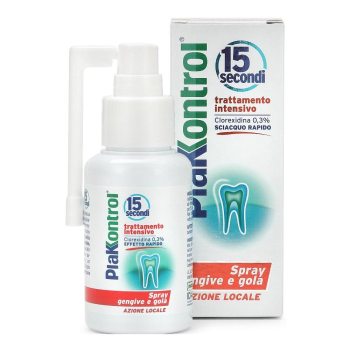 Plakkontrol  Igiene Dentale Quotidiana 15 Secondi Soluzione Spray 50 ml