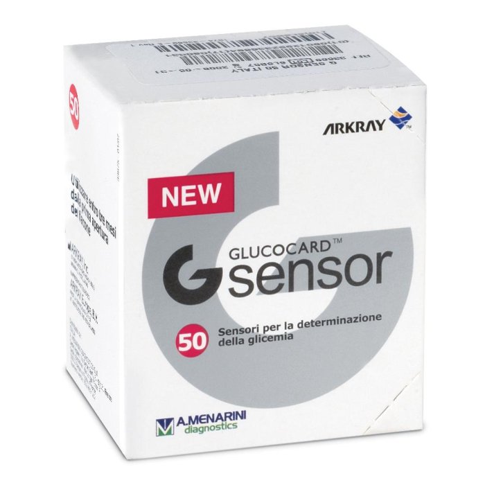 Menarini Diagnostics  Controllo Glicemia G Sensor 50 Strisce Rilevatrici