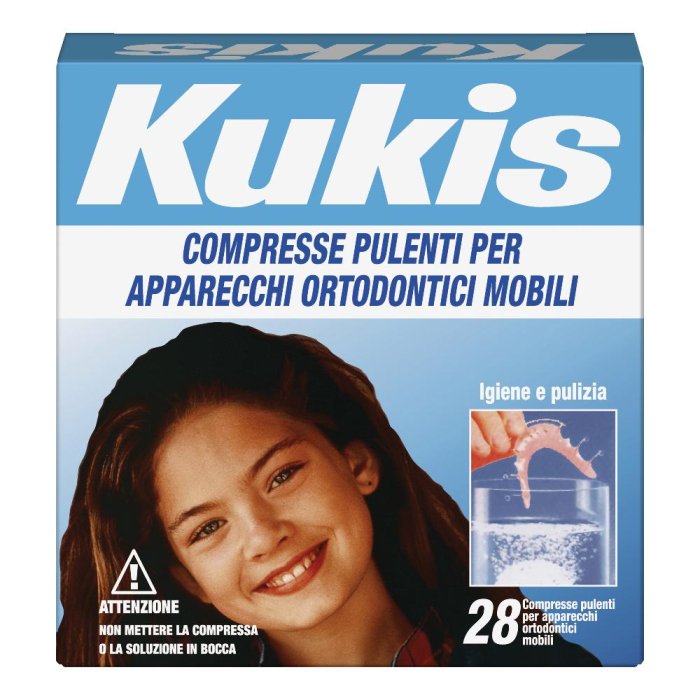 Kukis Pulitori per Apparecchi Ortodontici 28 Compresse