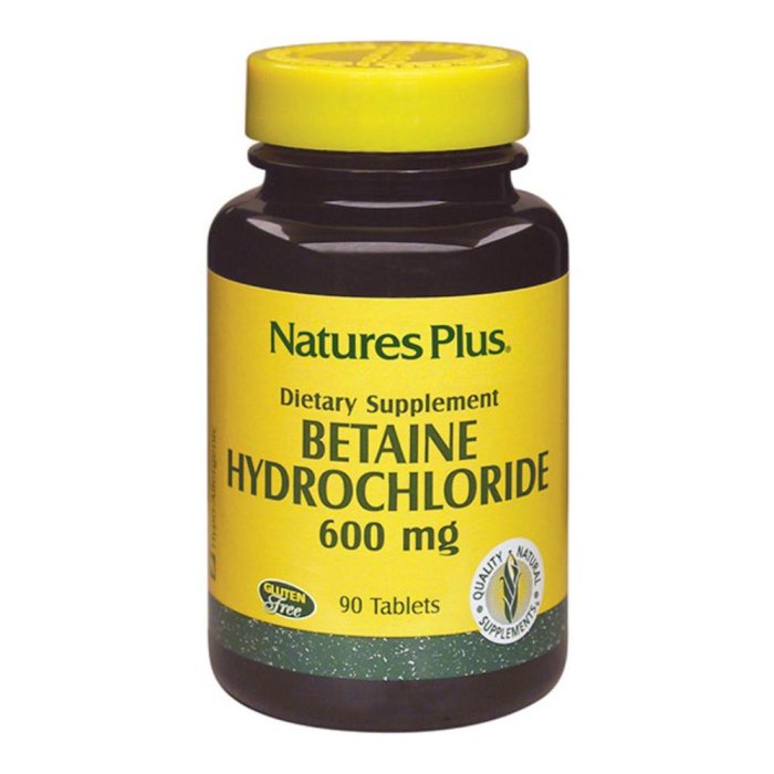 Betaina Cloridica Integratore Digestivo in Tavolette – Confezione da 90