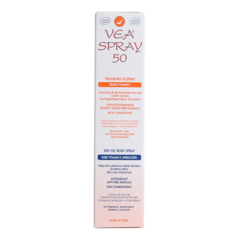 VEA  Pelli Sensibili Olio Secco Spray Vitamina E Pura Nebulizzata 50 ml