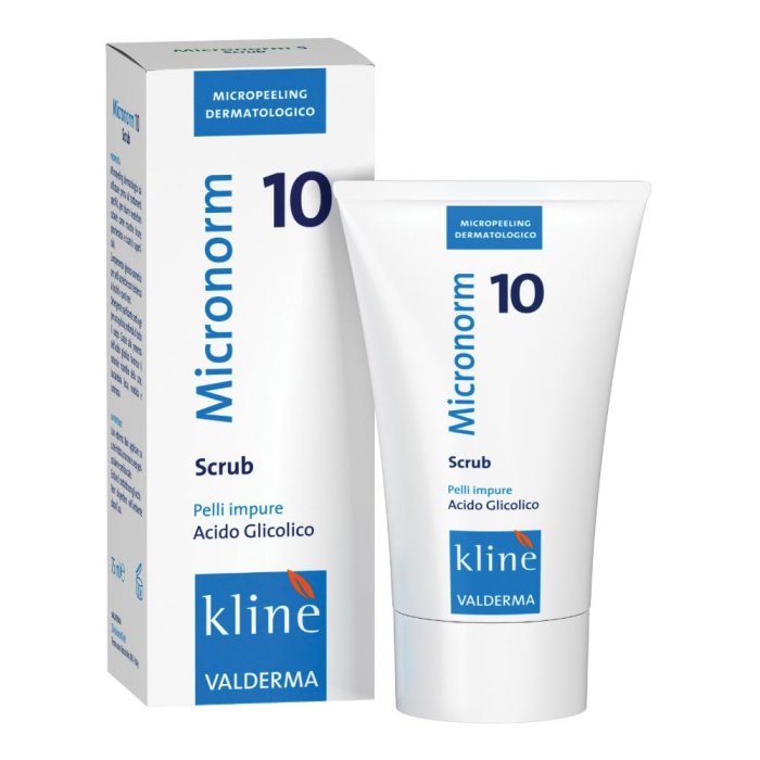 Valderma Micronorm - Scrub 10 Micropeeling per Pelli Impure 75ml