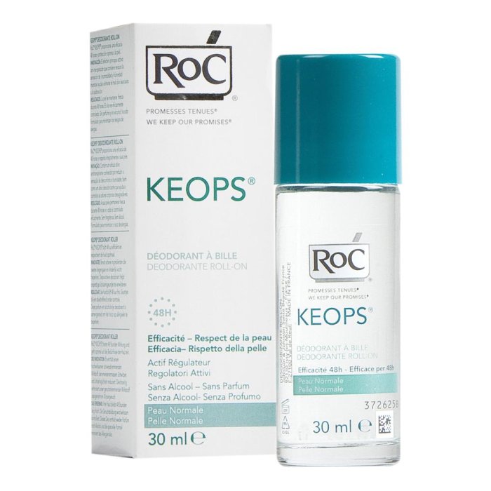 RoC  Deodoranti Keops Deodorante Roll-on Classic Senza Alcool 30 ml