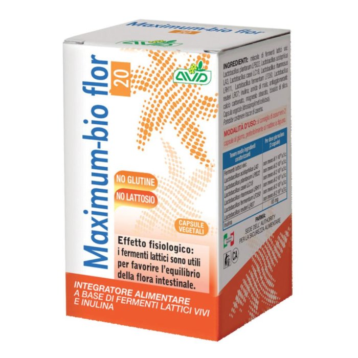 Maximum Bio Flor 20 Intestino 40 Capsule