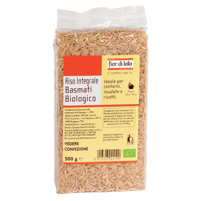 Fior Di Loto Riso Integrale Basmati Bio 500 g
