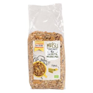 Muesli Croccante senza zucchero formato famiglia - Muesli Bio per una Colazione Sana e Naturale 750 gr