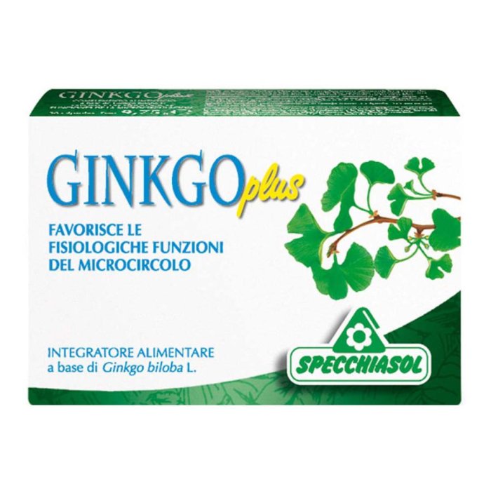 Specchiasol Ginkgo Plus Integratore Alimentare 30 Capsule