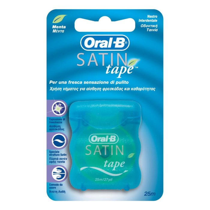 Oral-B Satin Tape Filo Interdentale Alla Menta 25 Metri