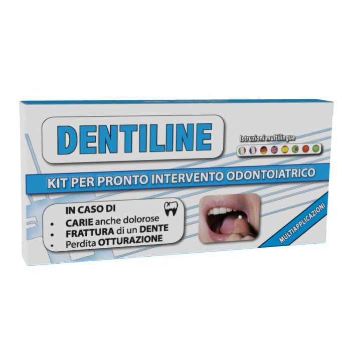 Dentiline cemento in pasta e liquido per riparare otturazioni e carie 2g + 1 g