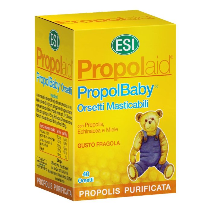 Esi  Protezione Inverno PropolAid PropolBaby Orsetti 80 Compresse Masticab