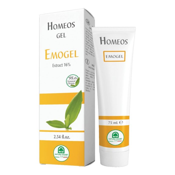Homeos Emogel 16% gel 75 millilitri per ematomi, contusioni, traumi muscolari e gambe pesanti