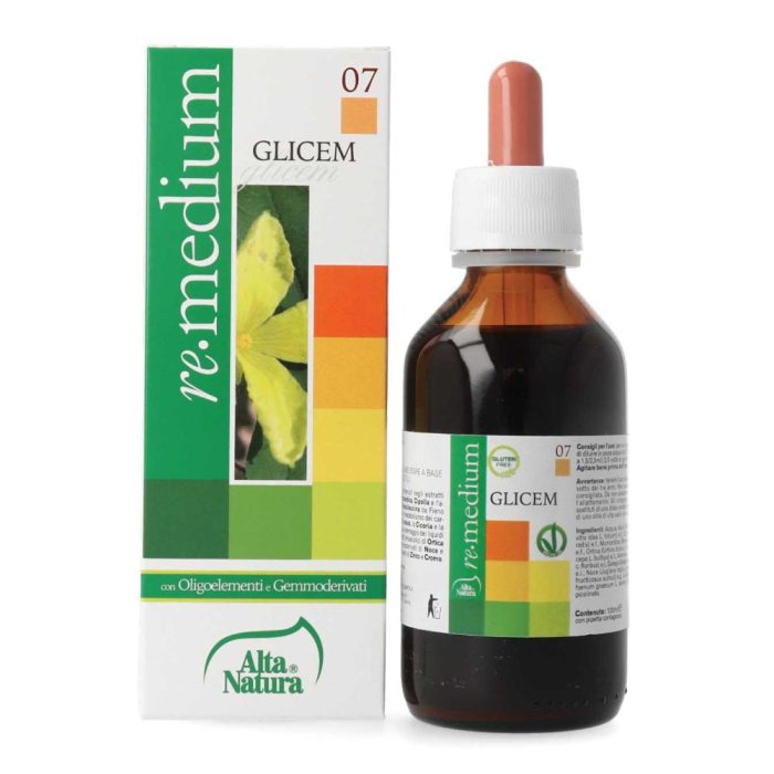 Remedium 07 Glicem 100 ml - composto floreale per equilibrio glicemico