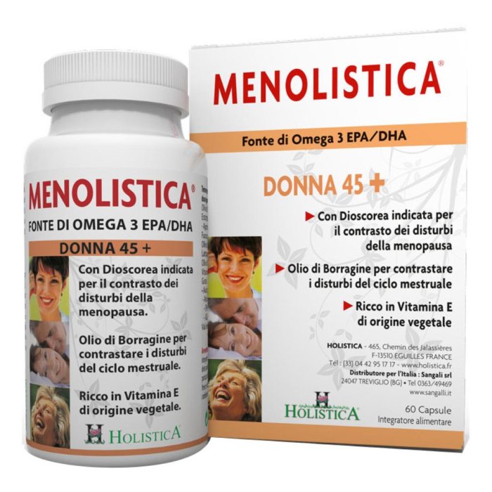 Menolistica Holistica integratore per disturbi menopausa 60 capsule