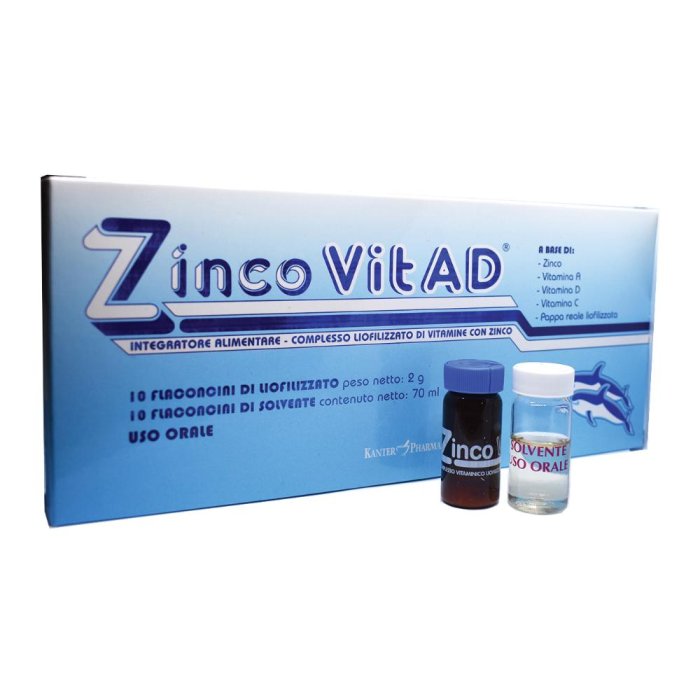 Nuova Farmajon Zinco Vit A D 10 Flaconcini + 10 Flaconcini