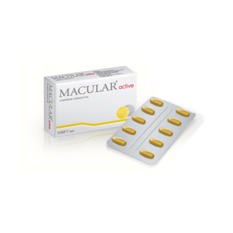 Sooft Italia  Salute degli Occhi Macular Active Integratore 20 Compresse