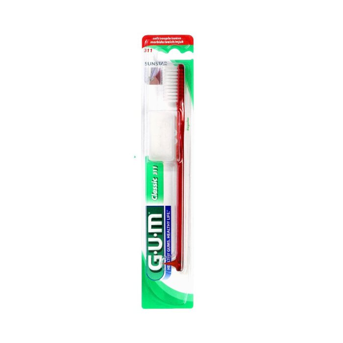 GUM  Igiene Dentale Quotidiana Classic 311 Spazzolino Morbido Slender