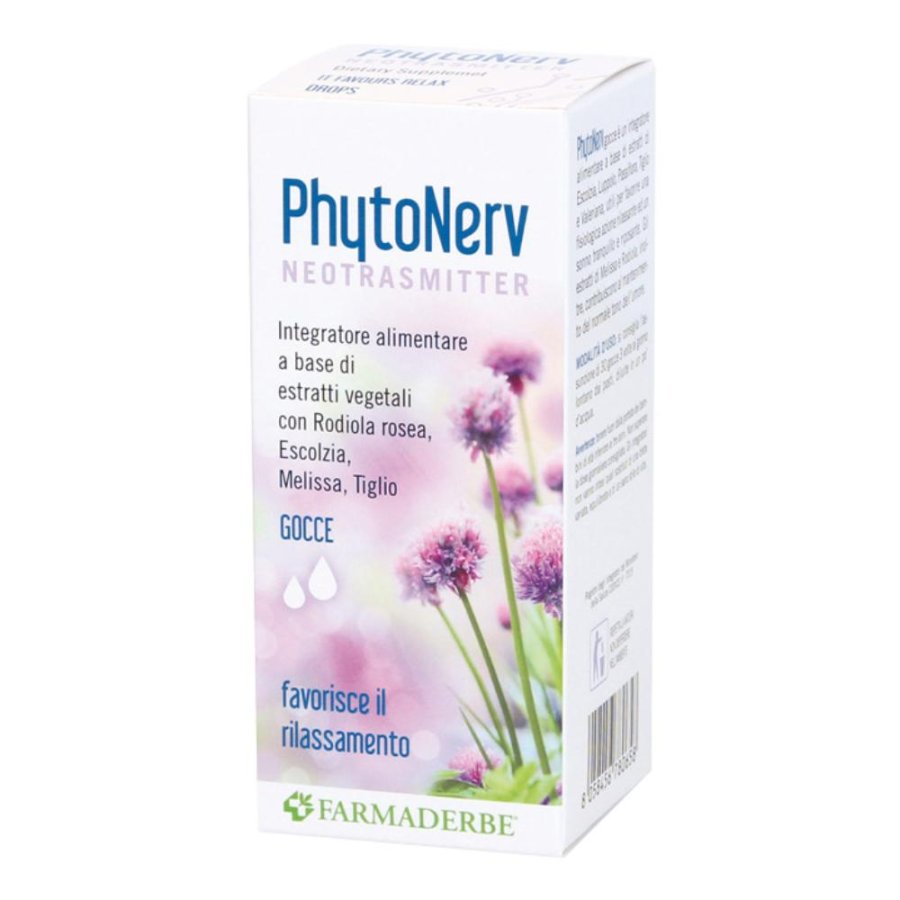 Farmaderbe PhytoNerv - Neotrasmitter Integratore Alimentare 100 ml Farmaderbe PhytoNerv - Neotrasmitter Integratore Alimentare 100 ml