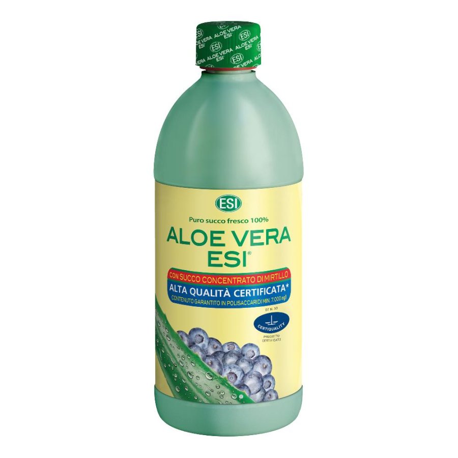 ESI Aloe Vera con Succo Concentrato di Mirtillo 1000 ml