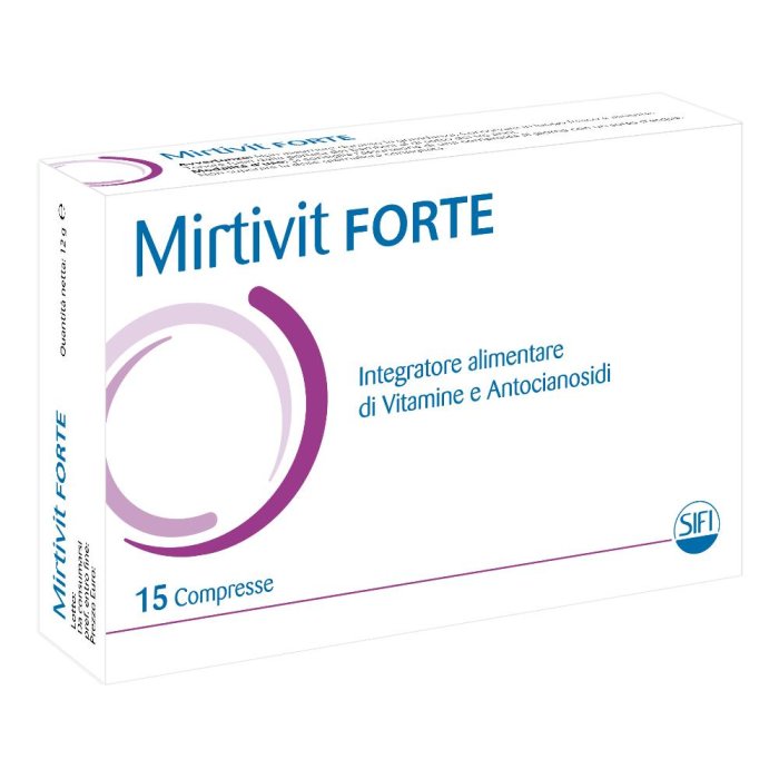 SIFI  Salute e Benessere Occhi Mirtivit Forte Integratore 15 Compresse