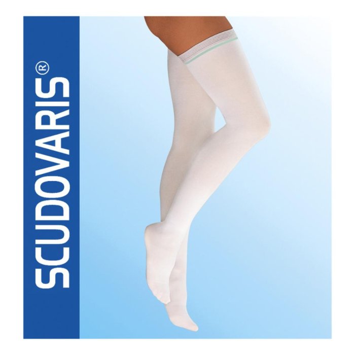 Scudovaris Calza Autoreggente Antitrombo a Compressione Graduata Taglia M 4