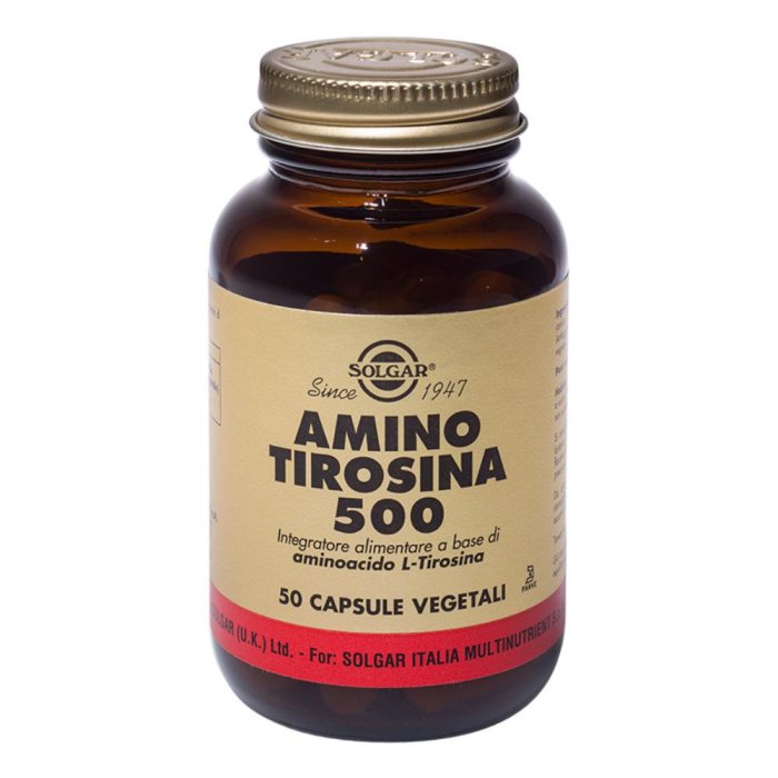 Solgar It. Multinutrient Amino Tirosina 500 50 Capsule Vegetali