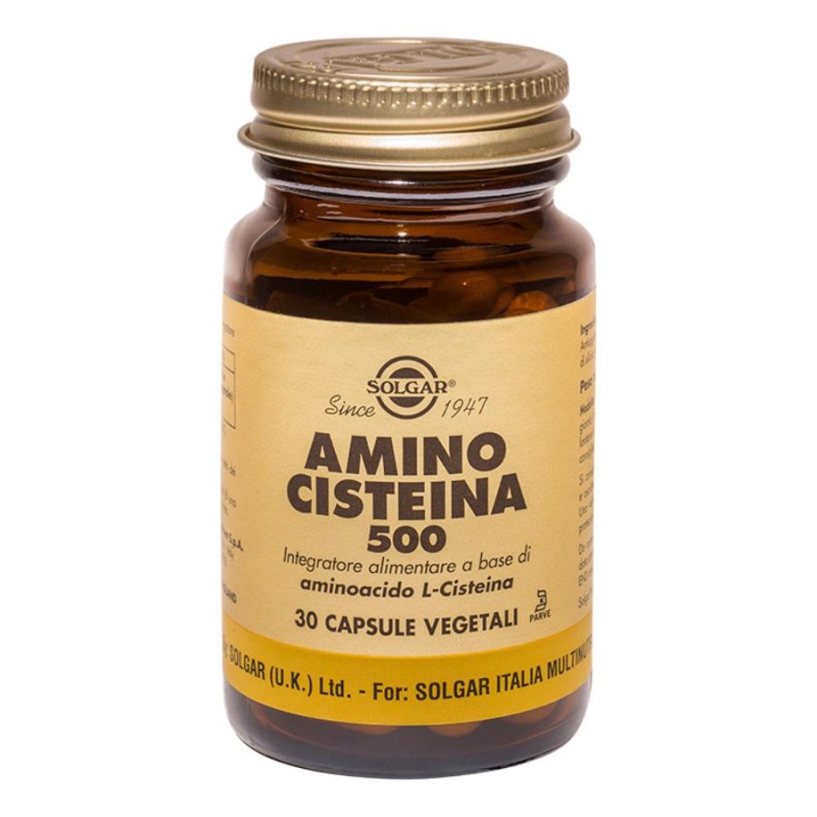 Solgar It. Multinutrient Amino Cisteina 500 30 Capsule Vegetali Solgar It. Multinutrient Amino Cisteina 500 30 Capsule Vegetali