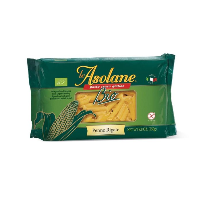 Le Veneziane Penne di Mais Senza Glutine 250 g – Pasta di Mais Italiana per Celiaci