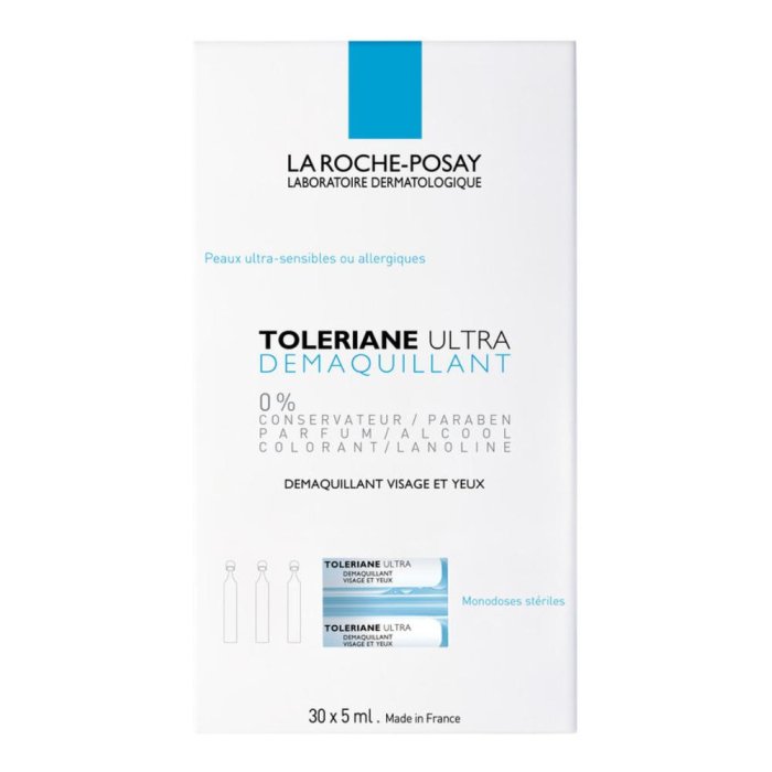 La Roche Posay  Toleriane Struccante Occhi Delicato in 30 Monodose da 5 ml