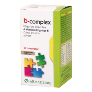 Farmaderbe B Complex Integratore Alimentare 60 Compresse