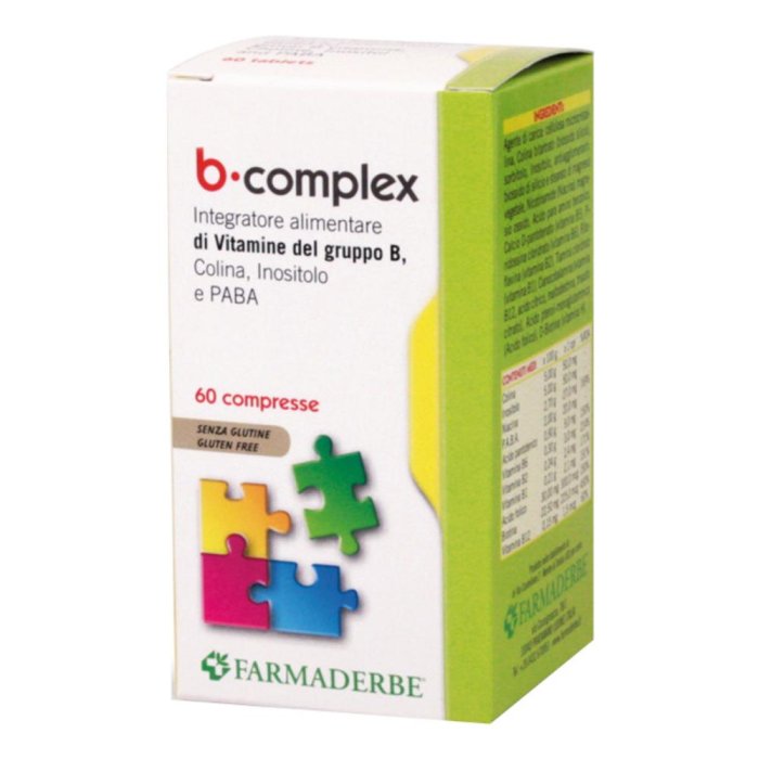 Farmaderbe B Complex Integratore Alimentare 60 Compresse