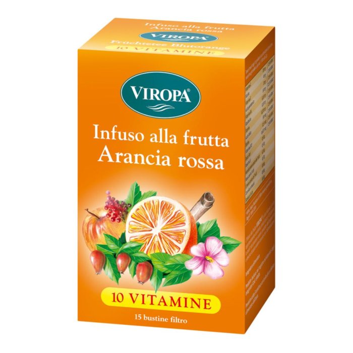 Viropa 10 Vit Arancia Rossa 15 bustine multivitaminiche