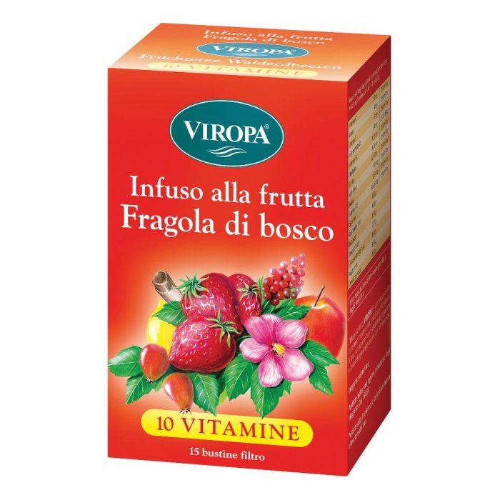 Viropa Infuso alla Frutta Fragola di Bosco 15 bustine filtro
