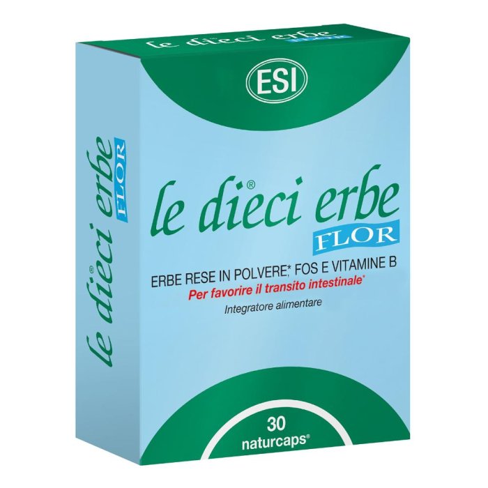 Esi  Benessere Intestinale Le Dieci Erbe Flor con Prebiotico 30 Capsule