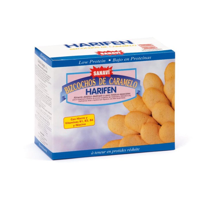 Harifen Biscotto Caramello 125 g alimento aproteico