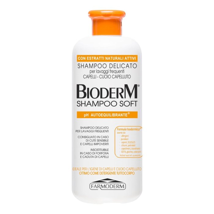 Farmoderm Bioderm - Shampoo Soft Delicato per Lavaggi Frequenti 500 ml