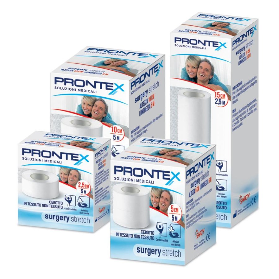 Safety Cerotto Prontex Surgey Stretch 5x10 1confezione Safety Cerotto Prontex Surgey Stretch 5x10 1confezione