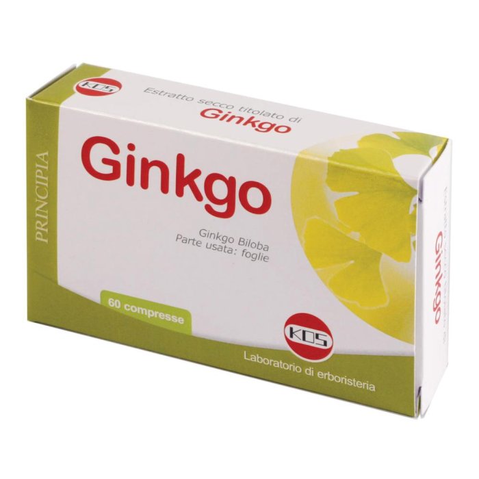 Kos Principia - Ginkgo Biloba Estratto Secco 60 Compresse